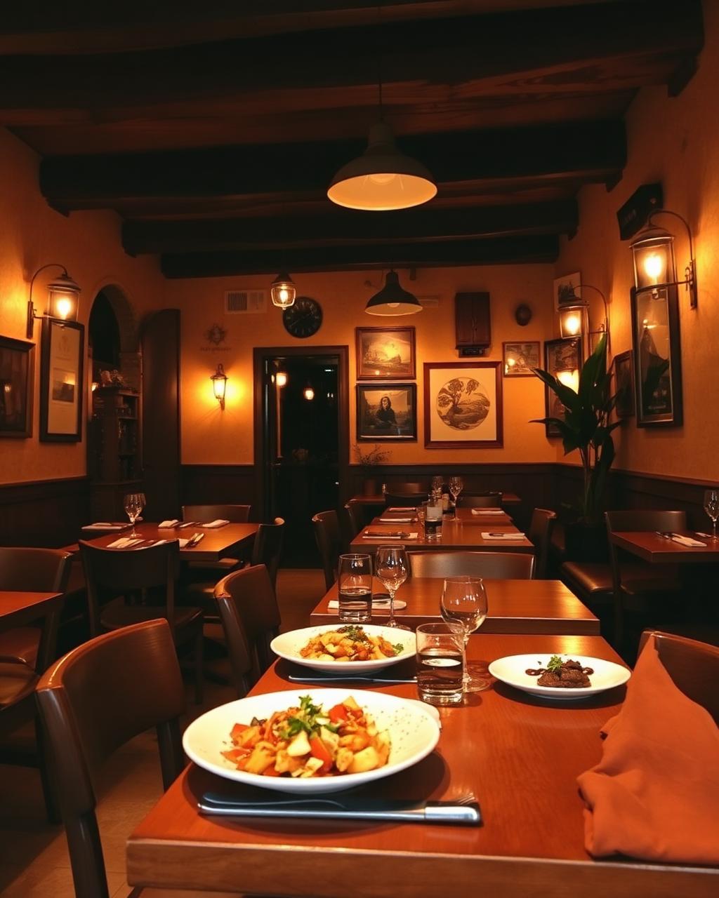 Catalan restaurant interior
