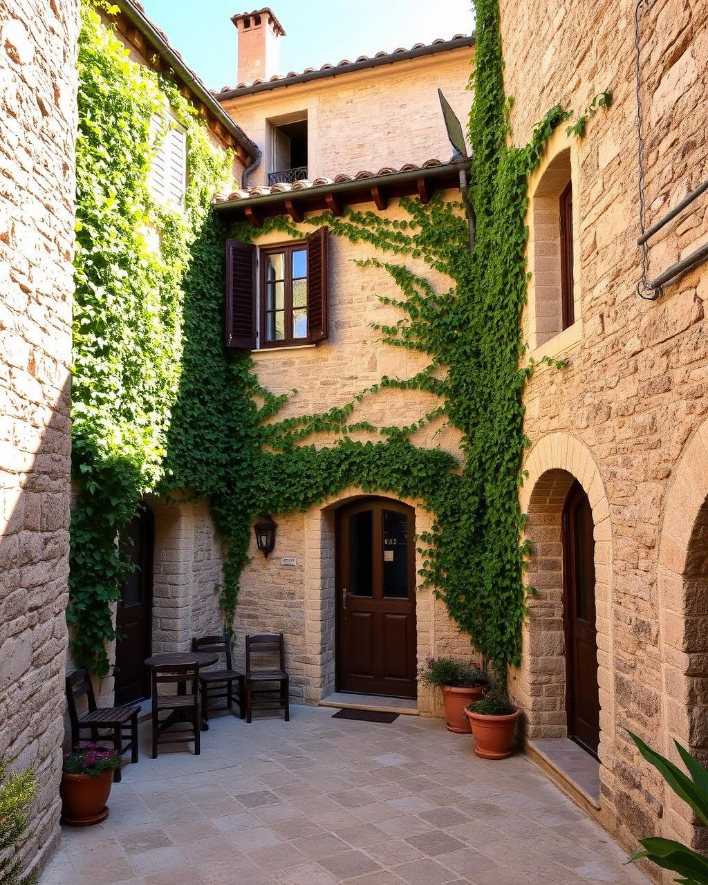 Boutique stone hotel